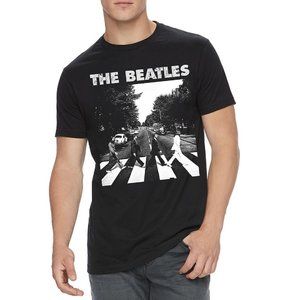 The Beatles Abbey Road Lennon Starr pop rock Official T-Shirt LT B&T NWT